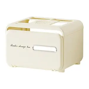 THE STYLE SUTRA Router Storage Box Modern Cable Management Box Multipurpose Router Cover Box 1 Layer