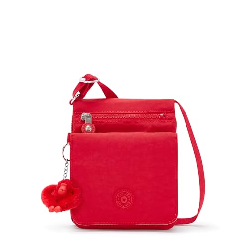 Kipling Eldorado, Bolso Cruzado para Mujer, Rojo Rojo 164, Talla única