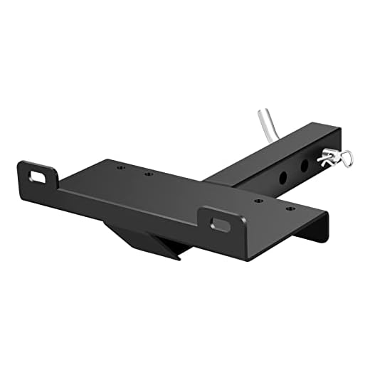 Winch Hitch Cradle Mount Plate, DACK Universal Receiver 10 x 4 1/2 Winch Mounting with 2''Receiver Hitch for Recovery Winches Heavy-Duty 15000Lbs Capacity for ATV UTV Truck