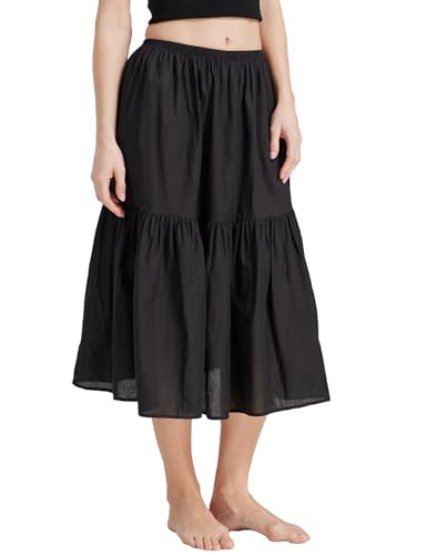 Image of BEAUTELICATE Half Slip Skirt Extender 100% Cotton Vintage Underskirt