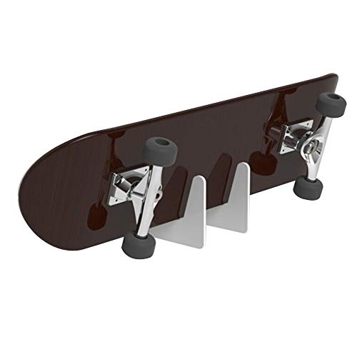 mewmewcat Gancho em forma de U de dois dentes para skate na parede