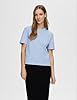 SELECTED FEMME Boxy Women's T-Shirt, Cashmere Blue, M #1