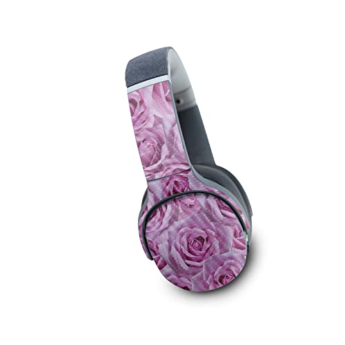 Image of MightySkins Carbon Fiber Skin Compatible with Skullcandy Crusher Evo Wireless - Box of Roses | Protective, Durable Textured Carbon Fiber Finish | Easy to Apply | Made in The USA