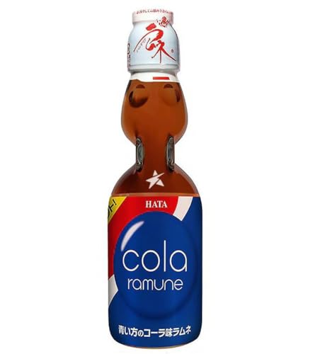 Hatakosen Soda Ramune - Sabor Cola 200ml