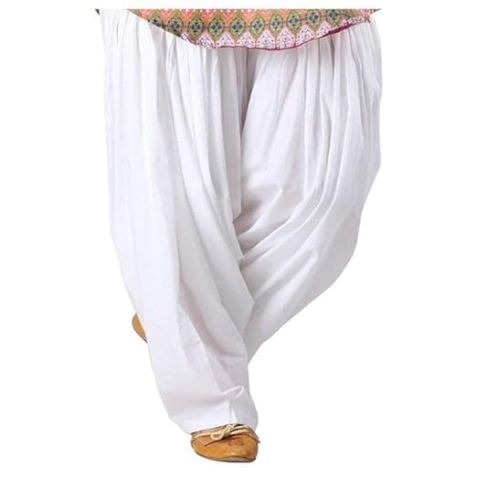 Woman's Plain Cotton Patiala Salwar (Free Size)-image-22
