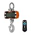 iDili High Resolution Crane Scale Hanging Scale Suspension Scale Hook Scale LCD Display(2T Orange)