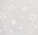Brandsseller Wohndecke Flanell -Glow in The Dark - Leucht Sterne 150x200 cm Hellgrau