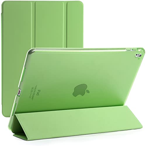 For Apple iPad Pro 9.7 2016 A1674/1675 Smart case Magnetic Stand cover with Wake/Sleep (Green)