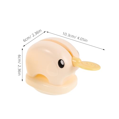 Exprimidor de pasta de dientes con forma de elefante de plastico pack de 3 para bano 2