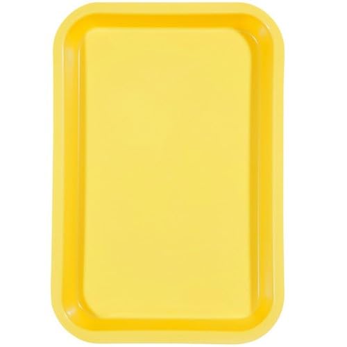 Zirc Dental 20Z101O Mini Tray F Size Plastic Yellow 9-3/8