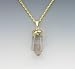 7 Chakra Stones® Gold Plate Quartz Point Pendant