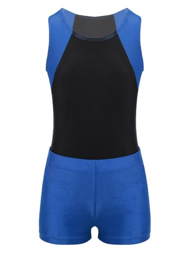 Lorilida Kids Boys Gymnastics Leotard & Shorts Set 7-8Y