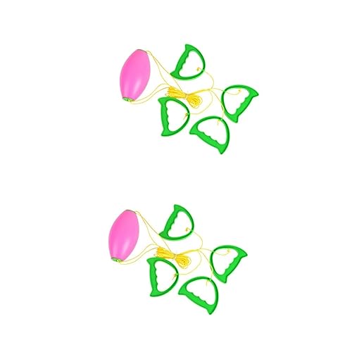 TOYANDONA 2St Kinderspielzeug Spielzeuge die Bälle ziehen Jumbo-Kugeln Außenaktivität Sport Cheerball Kugel ziehen Fitness