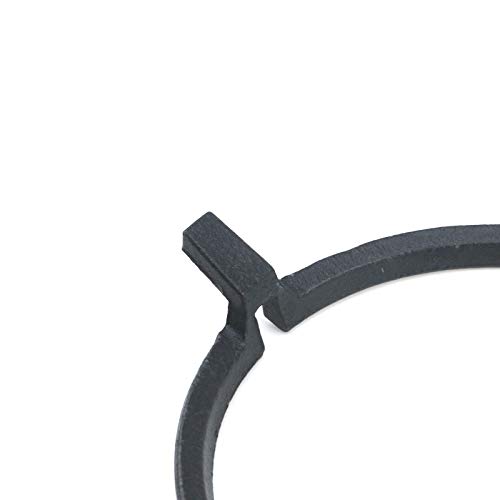 Semetall Cast Iron Stove Trivets Non Slip Black Pan Holder Stove Accessories for Kitchen Wok Support Ring Cooktop Milk Pot Holder(Four Ear)