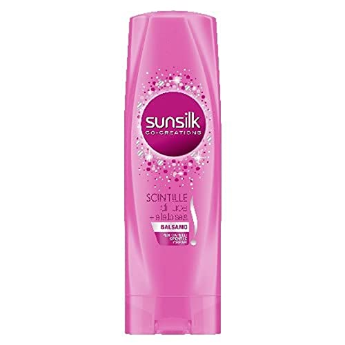 SUNSILK Chispas de Luz + Efecto Seda, Acondicionador 200 ml