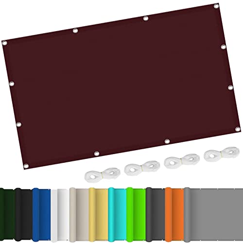 Voile d'ombrage imperméable 3x10m anti-UV résistant avec oeillets de fixation - 2
