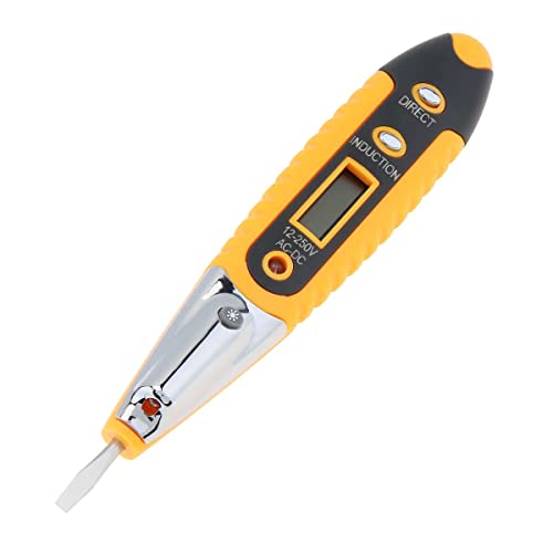 Image of Contact Tester Pen 12-250V AC Voltage Detectors Tester Meter Volt Current