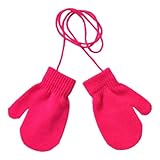 Och Guantes Para Niños Pequeños | Manoplas De Invierno Con Cordón, Accesorios De Invierno Pará Niños Y Niñas