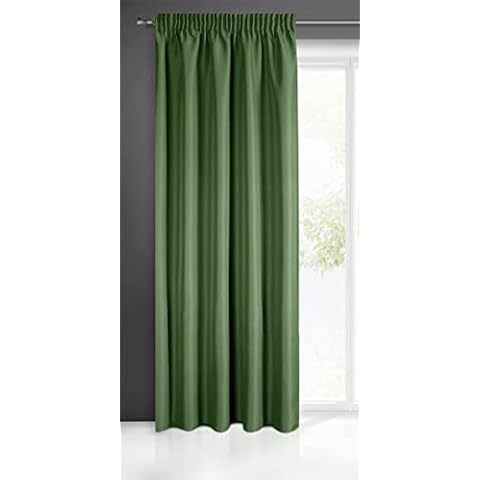 Eurofirany Modern Curtain with Rufflette Tape Cover