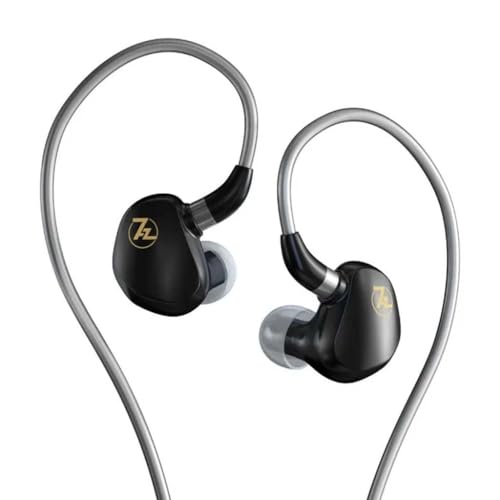 Image of Concept Kart 7HZ G1 in-Ear Monitor Wired Earphone, 10mm Dual-Magnetic Dynamic Driver, DLC Diaphragm with N52 Magnets, Gaming IEM with Detachable Oxygen Free Cable 3.5mm Plug (Black, Without Mic)
