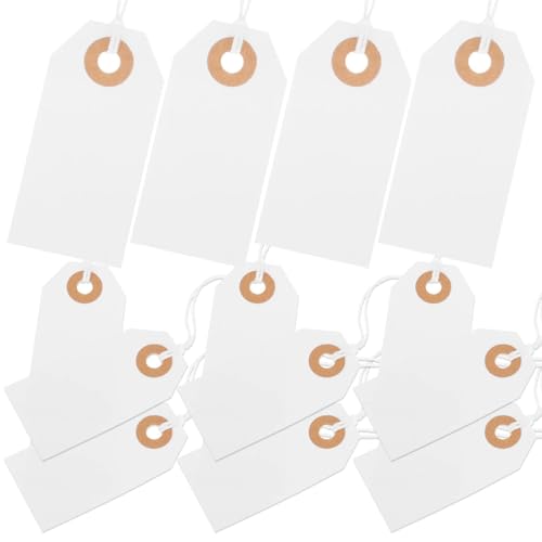 Étiquettes volantes kraft pour supprimer les prix illisibles sur vos colis et vêtements