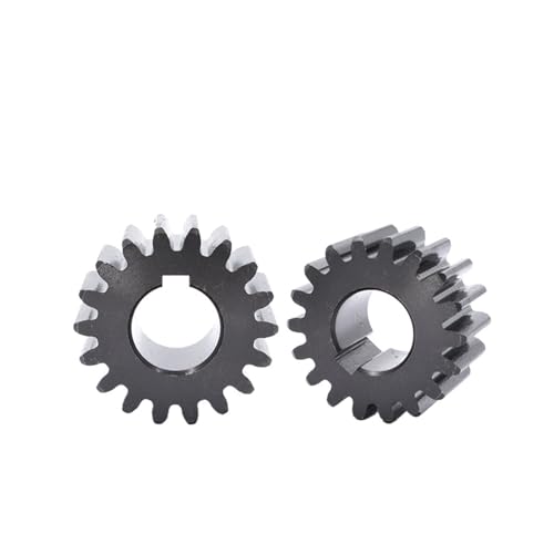 Bevel Gear Pinion Hardware Mechanical 1pc 27T 2M Spur Gear 45# Steel 27 Teeth (OD 58mm) Drive Flat Gear Keyway Bore 14/15/16/18/20/22/24/25mm(16mm-Keyway 5x2.3mm)