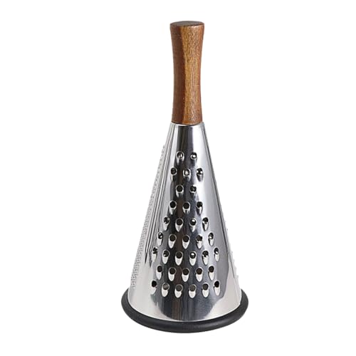 Rallador de Acero Inoxidable con Mango de Madera 30x13cm miniatura 1