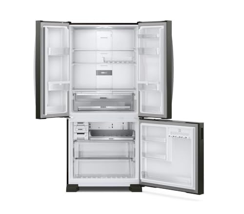 Brastemp Geladeira Brastemp Eclipse Collection Frost Free French Door Inverter A+++ 554 Litros Cor Black Inox – BRO85AE 220V