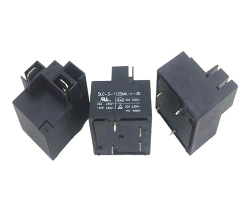 Relé SLC-S-112DMK-F-30 de 4 pines y 12V 30A para circuitos electrónicos T91