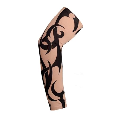 Manchon protection solaire pour l'équitation en plein air et style tatouage