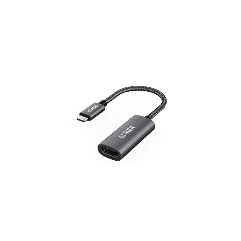 Anker USB C to HDMI Adapter (@60Hz), 310 USB-C (4K HDMI), Aluminum, Portable, for MacBook Pro, Air, iPad pROPixelbook, XPS, Galaxy, and More