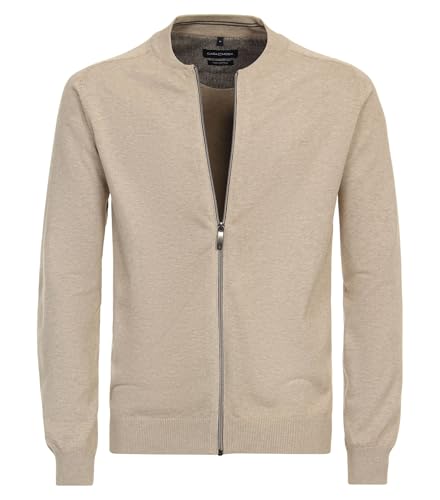 Preisvergleich Produktbild Casa Moda Herren Strickjacke Rundhals beige - 3XL