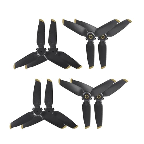 Hélices 5328S FPV Combo palas con acabado premium negro y oro de alta dureza