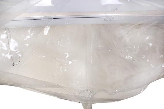 Image of REENAX PVC Split AC Service Wash Bag Cover Jacket Waterproof Service Cover Bag With Drain Outlet (PINK Wash Bag)