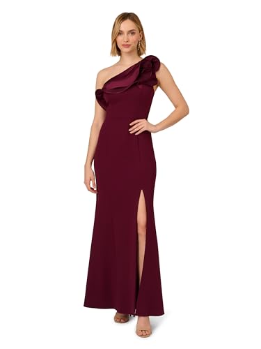 Adrianna Papell Women's One Shoulder Mermaid Gown