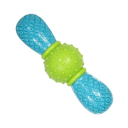 KONG CoreStrength Bow Tie Bone - Dog Dental Chew Toy - Durable, Multi-Layered Dog Toy for Enrichment Play & Dental Care - with Textured Body for Teeth Cleaning - for Medium/Large Dogs