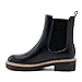 vodvob Women's Chelsea Boots Fashion Slip On Ankle Booties Casual Elastic Chunky Block Booties