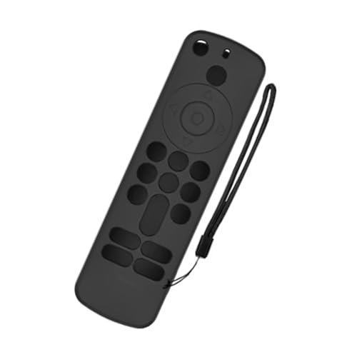 Image of Brain Freezer Silicone TV Remote Cover Compatible with New Fire TV Stick 4k and HD Remote Cover 2025 Model (Black) [Remote NOT Included]