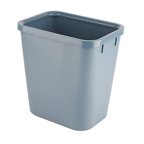 Cubo de basura para dormitorio y baño rectangular que ahorra espacio en color gris 7