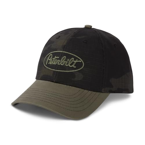 PETERBILT Trucks Black Camouflage Camo Snapback Cap/Hat