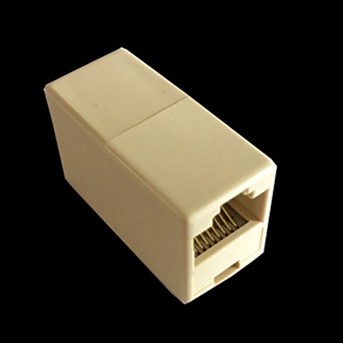 Lot de 20 coupleurs RJ45 en ligne modulaires Cat6 Blanc