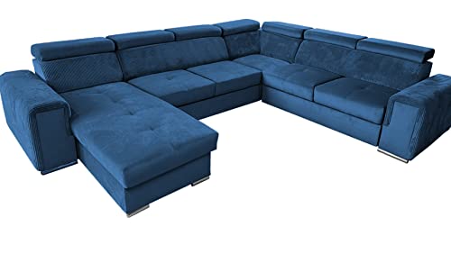 All4All Ecksofa Fondi VIII mit Schlaffunktion - U-Form - Wohnlandschaft...
