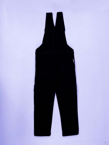 Image of KiddoPanti Unisex Denim Dungaree Pant With Cargo Pockets