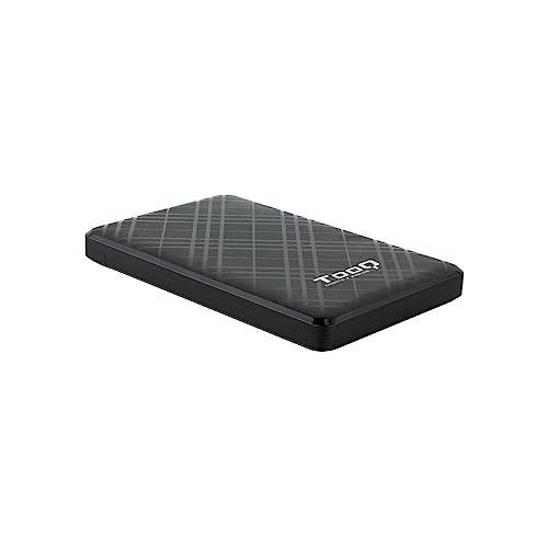 TOOQ TQE-2500B - Caja Externa para Discos de 2,5” HDD/SSD, Color Negro