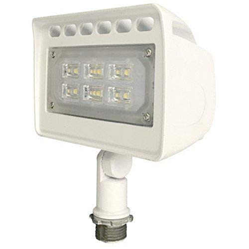 Image of Morris 71337 LED ECO-Floodlight with 1 /2 inch Adjustable Knuckle, 10W, 3000 K, 983 lm, White