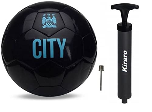 Kiraro Set of Black Football with Air Pump Football - Size: 5 (Pack of 2) (B09JMSTT4W) Amazon Price History, Amazon Price Tracker