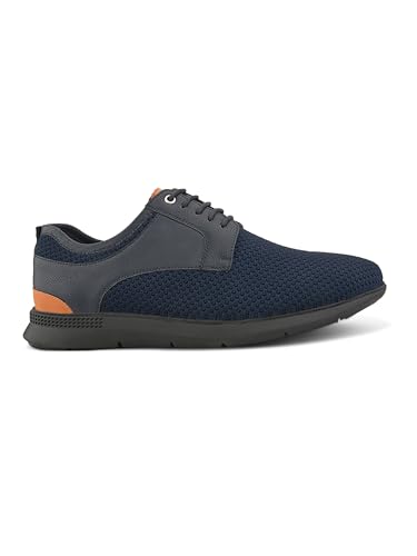 Image of San Frissco Men's Solid Sneaker Casual Lace-Up Shoes | Soft Cushioned Footbed with EVA Sole | Comfortable and Trendy Casual Shoes for Office and College