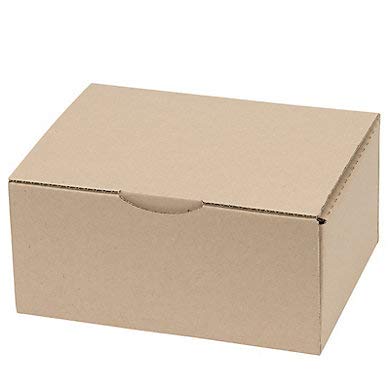 Lot de 10 Boîtes postales brunes 350x220x130 mm