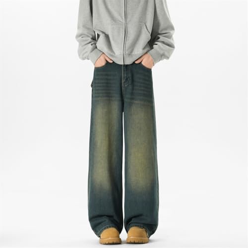 Seidarise Men's Hip Hop Jean Joggers Loose Fit Streetwear Biker Baggy Jeans Pants Stylish Printed Cargo Denim Pants2