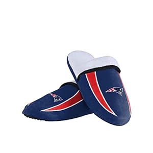 FOCO Men’s NFL Team Logo Sherpa Slide Slippers